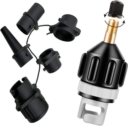 Adapter voor SUP Pomp en Compressor, Rubber Boot Ventiel Adapter voor Opblaasbare Kayak en Zwemband 8 x 2 cm