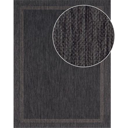 Binnen- en buitenkleed Romana antraciet 80x150 cm