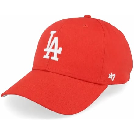 New Era pet LA Dodgers rood wit - Baseball cap voor kinderen.