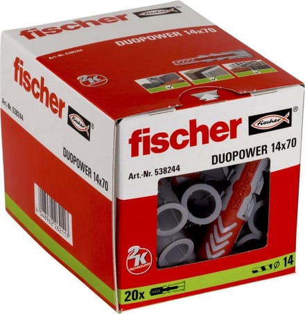 Fischer plug Duopower 14x70mm