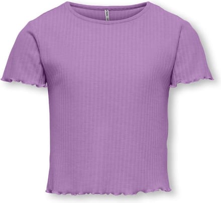 ONLY KOGNELLA S/S O-NECK TOP NOOS JRS Meisjes Top - African Violet