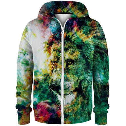 "King of Colors" Zip Hoodie