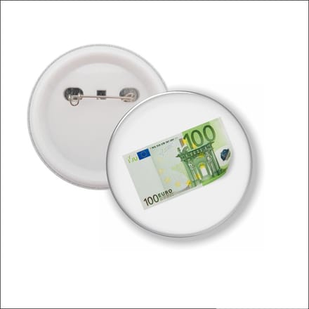 Button Met Speld - 100 euro