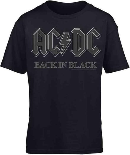 AC/DC Heren Tshirt -L- Back In Black Zwart