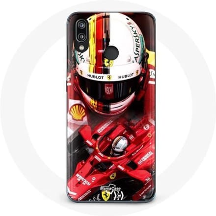Hoesje - Formule 1 - P20 Lite - Rood - Flexibel - Sebastian Vettel rood