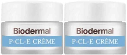Biodermal P-CL-E Crème - 2 x 50 ml - Voordeelverpakking