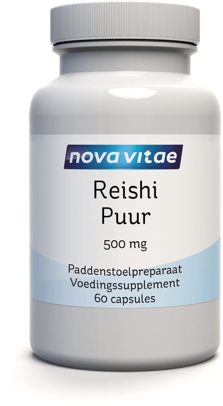 Nova Vitae - Reishi Puur - Ganoderma lucidum - Adaptogeen - 60 capsules