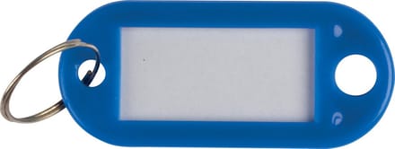 Q-CONNECT sleutelhanger | pak van 10 stuks | donkerblauw