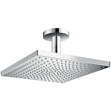 hansgrohe Raindance Square 300 1jet hoofddouche - Met plafondaansluiting 100 mm - 1 straalsoort - diameter hoofddouche 300 mm