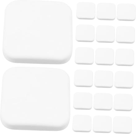 Deurstopper Set - Muurprotectie - Bescherming Muren - Zachte Siliconen - 20 Stuks - Wit