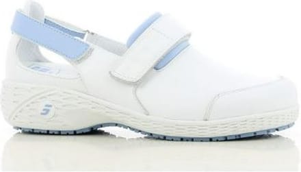 Safety Jogger Oxypas Sandaal SAMANTHA OB –  Slipvast SRC – ESD - Lichtblauw, Maat 36