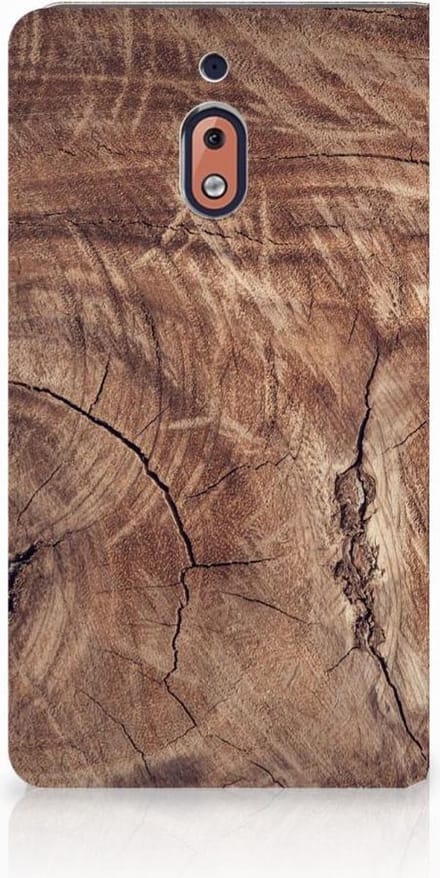 Nokia 2.1 2018 Book Wallet Case Tree Trunk