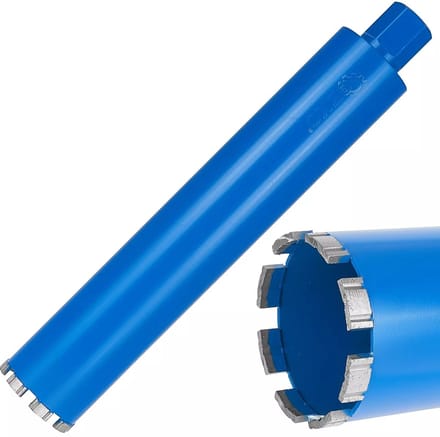 GEKO Diamantboor - 82mm - 450mm - 8 segmenten - Voor nat en droog gebruik