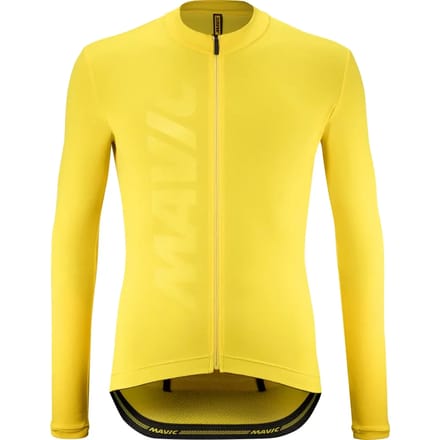 Mavic Aksium Thermo Trui Met Lange Mouwen Geel S Man