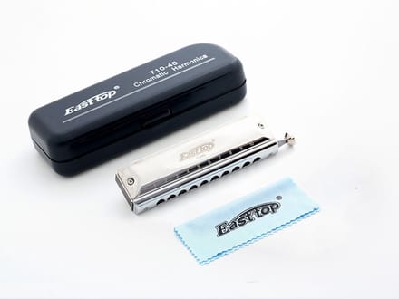 Easttop t10-40 - Chromatische mondharmonica - Toonsoort C - beste keus voor beginners