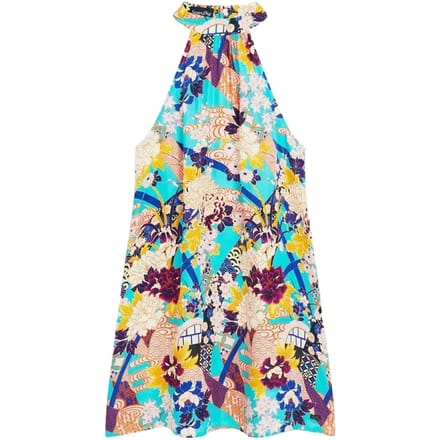 Superdry - Mouwloze mini-jurk met print - Dames - Jurken