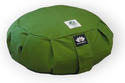 Om Namaste Biologisch Meditatiekussen - organic zafu - groen