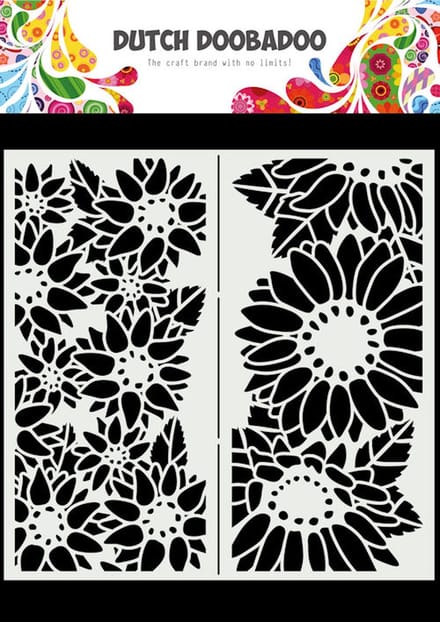 Dutch Doobadoo Mask Art Slimline Zonnebloem A4