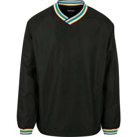 Urban Classics - Warm Up Pull Over Sweater/trui - S - Zwart