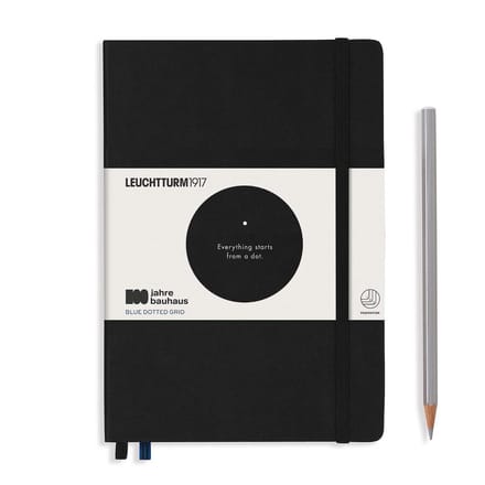 Leuchtturm1917 A5 Medium Special Edition 100 Jaar Bauhaus dotted Black