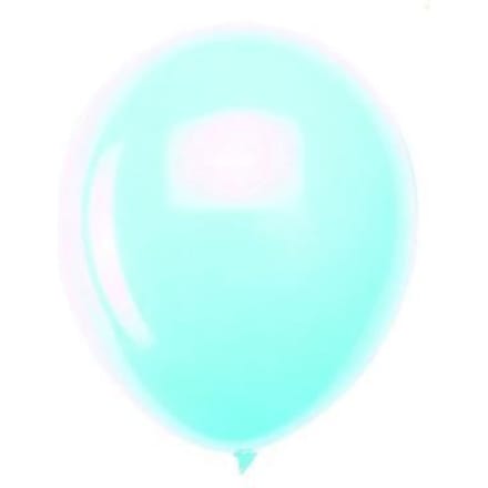 Lot de 10 ballons 'Globos' bleu pastel