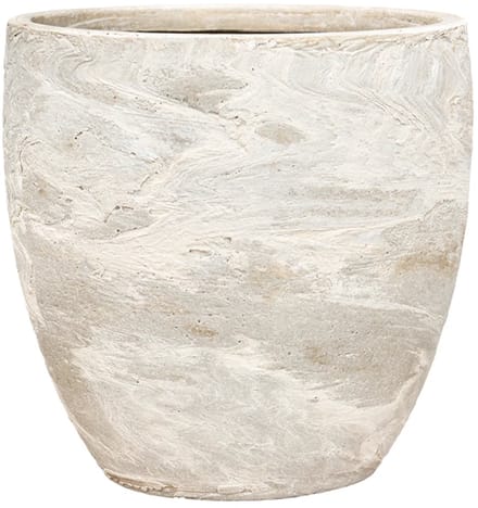 Baq Plantenbak Crème-Beige D 34 cm H 34 Opening 29 cm