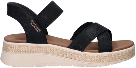 Bobs Hands Free Slip-Ins Bobs Sun-Ray dames sandaal - Zwart - Maat 37