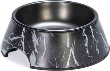 Designed by Lotte Eetbak Meis - Hondenvoerbak - Melamine - Zwart - 14 cm - 160 ml