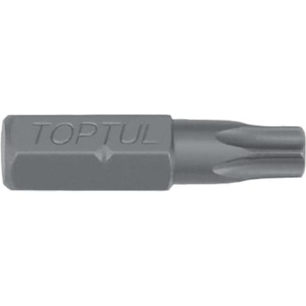 Zeskantschroevendraaierbit TORX TAMPER TOPTUL 1/4" T40, lengte: 25mm