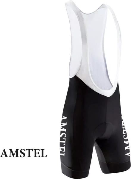 Retro Wielerbroek Amstel Bier - REDTED -Zwart - M