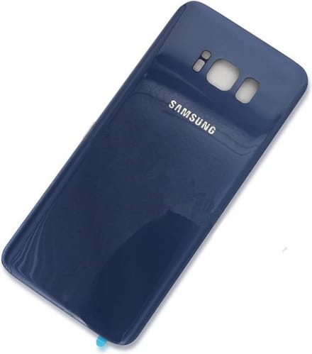 Achterkant Geschikt voor Samsung Galaxy S8 – Glas – Koraal Blauw