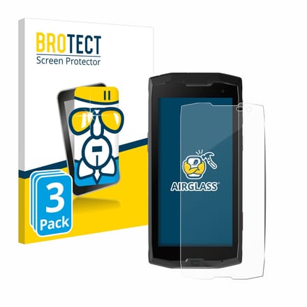 Screenprotector 3 Stuks voor Crosscall Core M4 Beschermglas transparant
