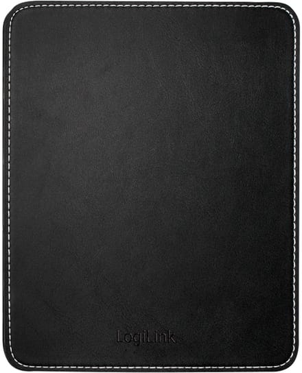 LogiLink Mousepad in leather design black