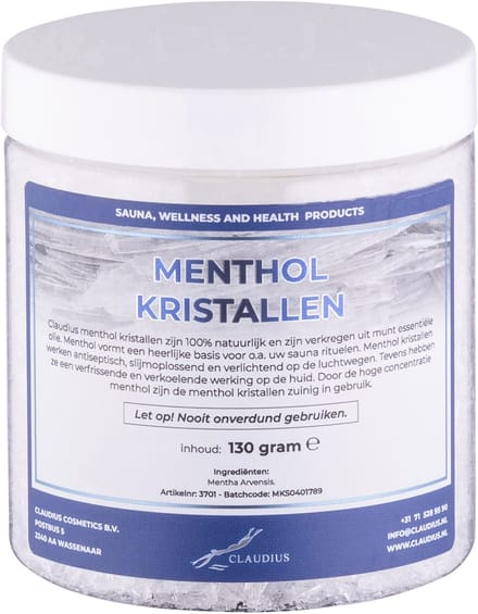 Menthol Kristallen 130 gram