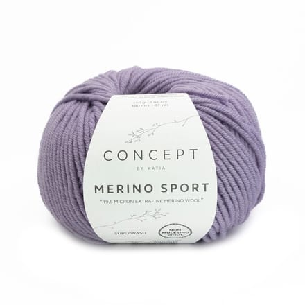 Katia Concept Merino Sport - 70 lavendel - Wol Garen