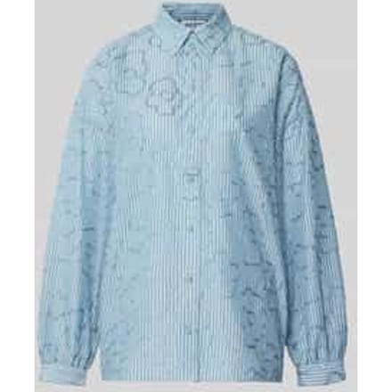 Overhemdblouse met knoopsluiting