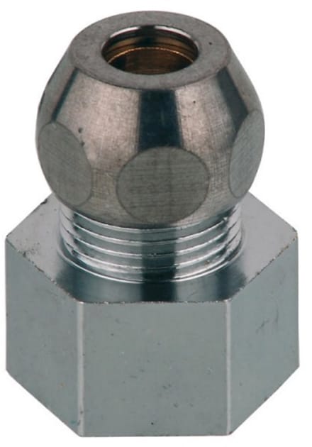 KIRCHHOFF MS Knelfitting-Nippel - Chroom - 1/2"BI x 8 mmQ
