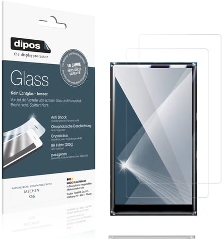 dipos – 2x Pantserfolie geschikt voor MECHEN X56 | 9H Screenprotector