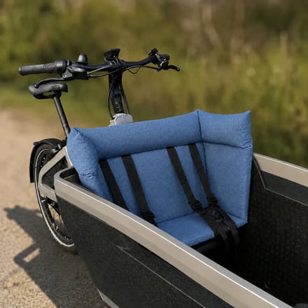 Bakfiets kussen Lovens - Blauw