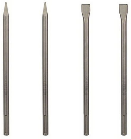 Bosch beitelset 4-delig SDS-max-opname 400 mm vlakbeitel puntbeitel 400 mm