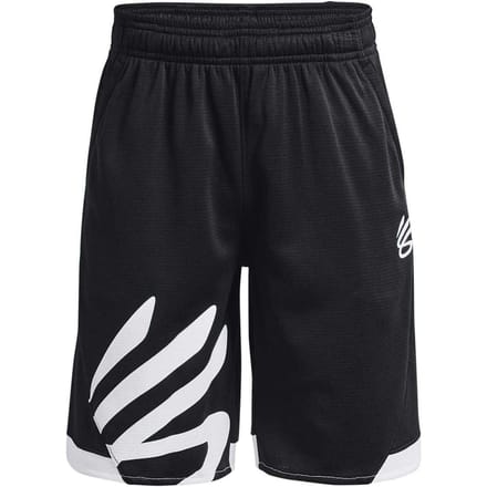 Under Armour Curry Splash-basketbalshorts voor jongens (Zwart)