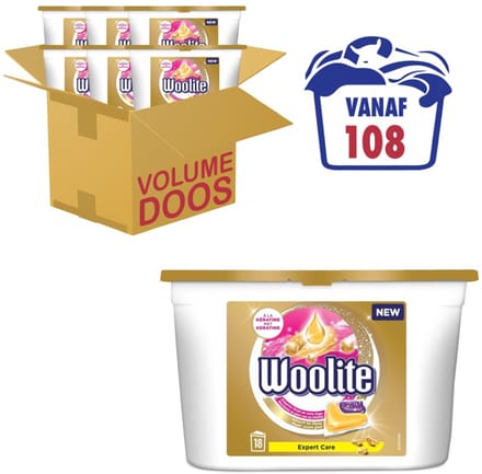 Woolite Pods Expert Care (6 x 18 Pods)