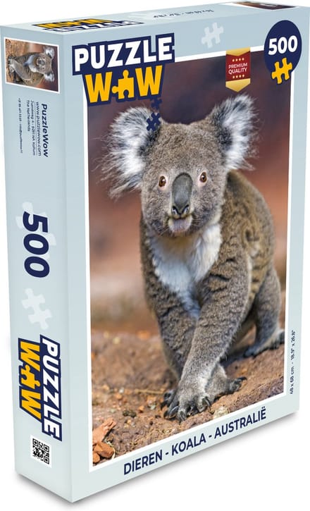 Puzzel Dieren - Koala - Australië - Legpuzzel - Puzzel 500 stukjes