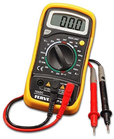 Digitale multimeter 3 1/2 cijfers voor meetfuncties