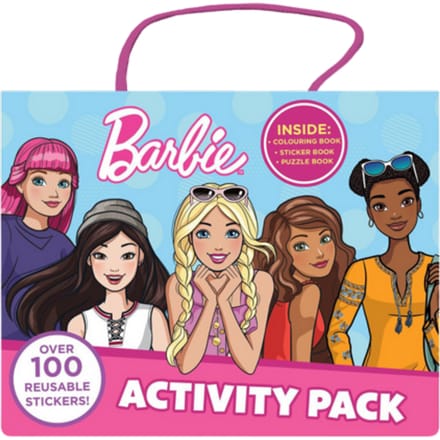 Barbie Activiteitenset – Kleurplaten, Stickers & Puzzelboek