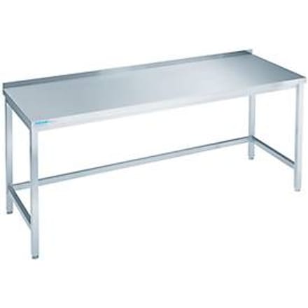 Werktafel van rvs, inrijvakken, 850 x 700 x 1600 mm