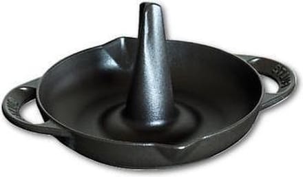 Verticale Rooster  24 Cm Voor Kip Zwart Staub 1200023