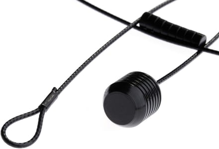 Steely Dan 150 cm Black - photo cord with 8 magnets