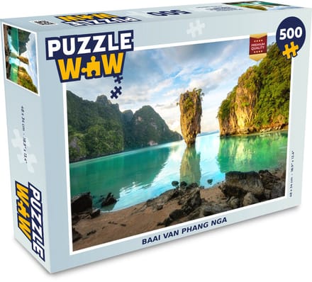Puzzel Baai van Phang Nga - Legpuzzel - Puzzel 500 stukjes