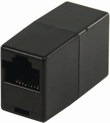 Nedis Netwerkkoppeling | Adapter | Onafgeschermd | RJ45 Female | RJ45 Female | Crossover | Recht | ABS | Polybag